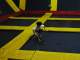 The kids started out just jumping on the regular trampolines, but it wasn’t long before they headed over to dodgeball